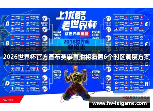 2026世界杯官方宣布赛事直播将覆盖6个时区调度方案